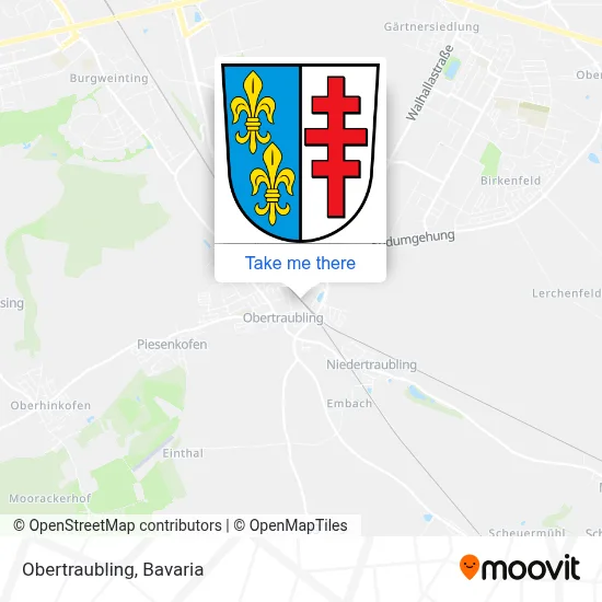 Obertraubling map