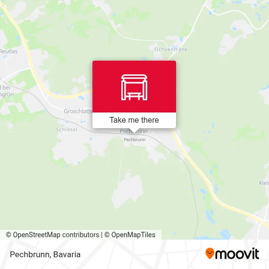 Pechbrunn map
