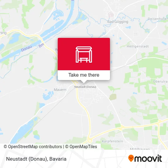 Neustadt (Donau) map