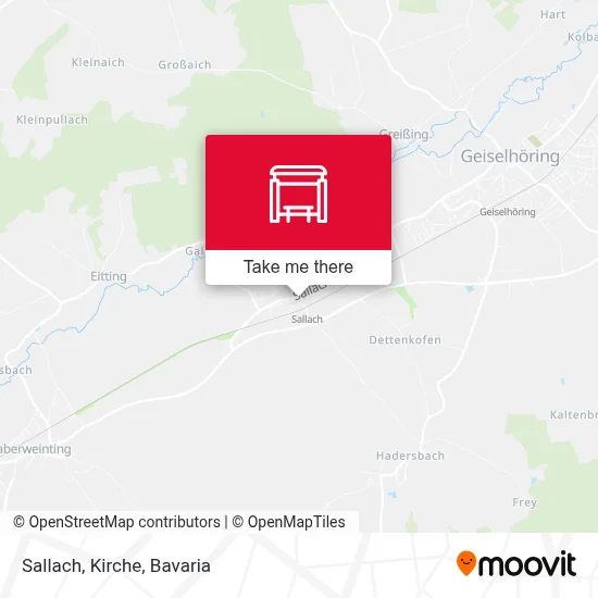 Sallach, Kirche map
