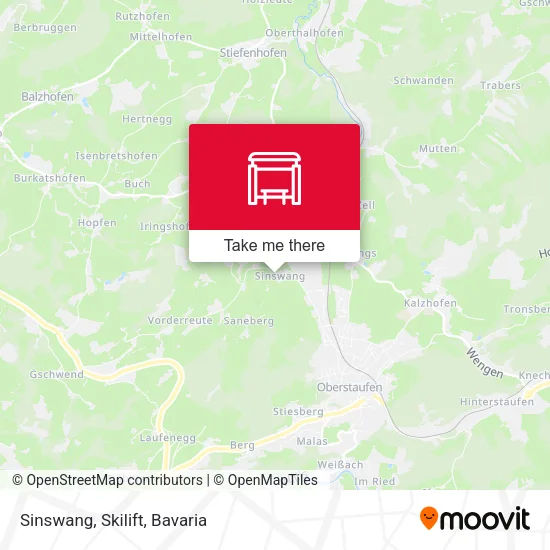 Карта Sinswang, Skilift
