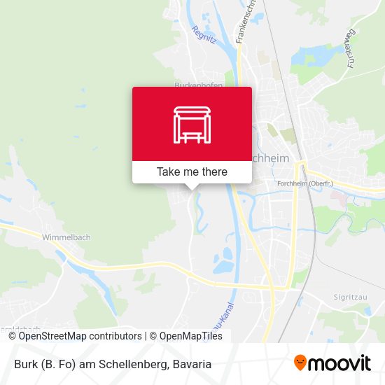 Карта Burk (B. Fo) am Schellenberg