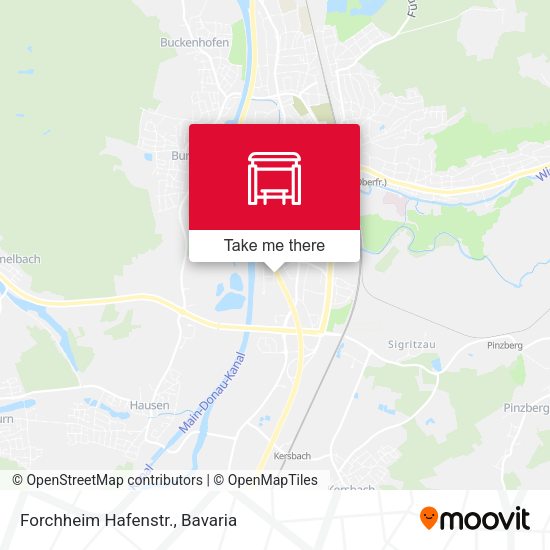 Карта Forchheim Hafenstr.