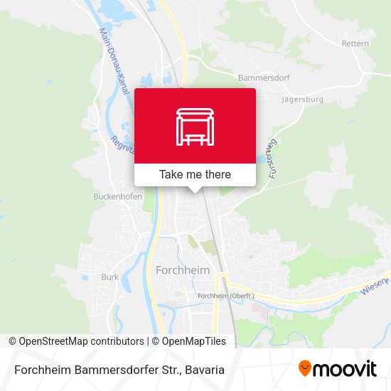 Карта Forchheim Bammersdorfer Str.