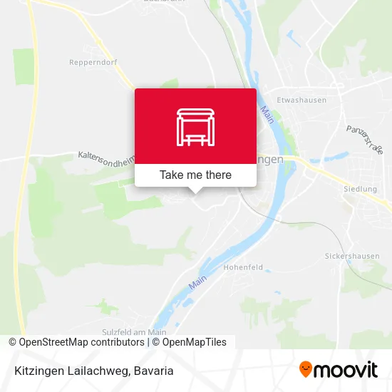 Карта Kitzingen Lailachweg