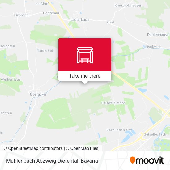 Карта Mühlenbach Abzweig Dietental