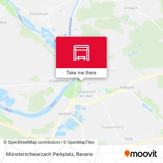 Карта Münsterschwarzach Parkplatz