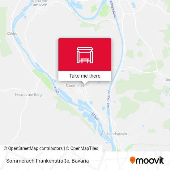 Карта Sommerach Frankenstraße