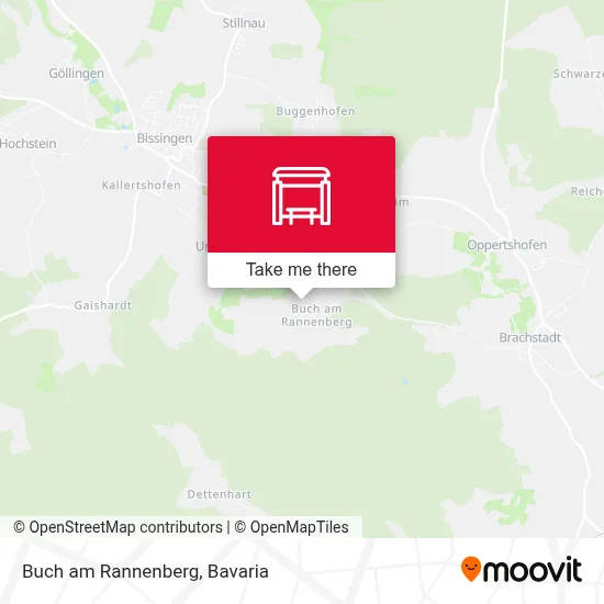 Buch am Rannenberg map