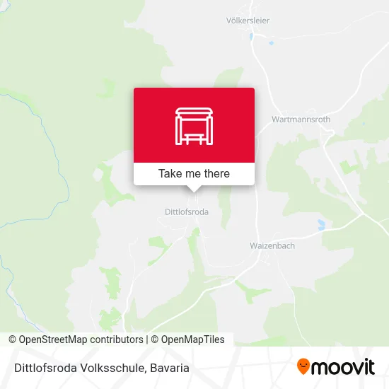 Dittlofsroda Volksschule map