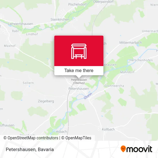 Petershausen map