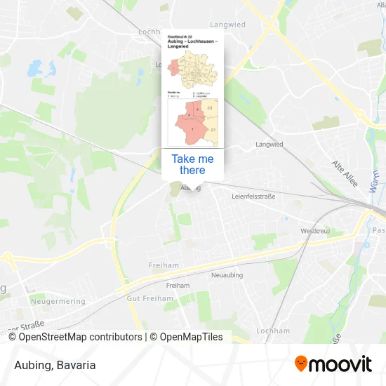 Aubing map