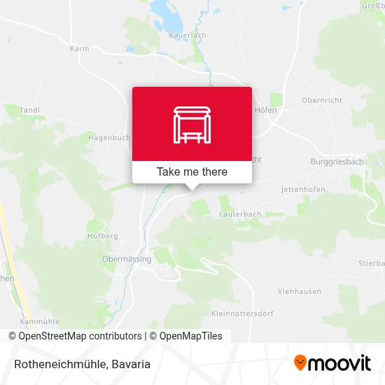 Rotheneichmühle map