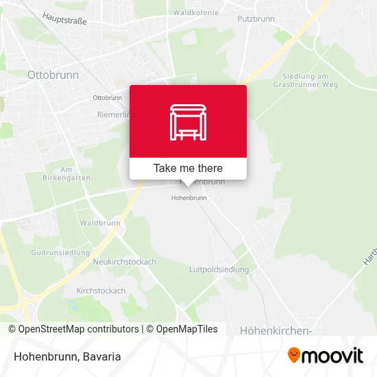 Hohenbrunn map
