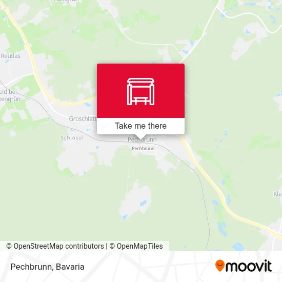 Pechbrunn map