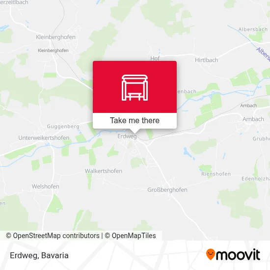 Erdweg map