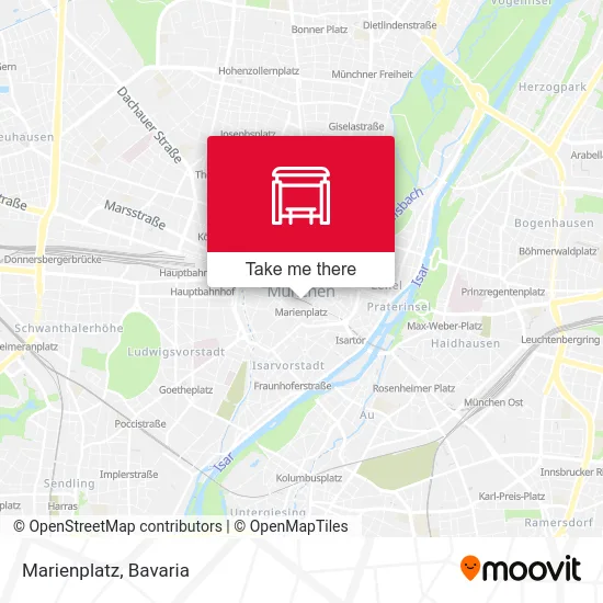 Карта Marienplatz