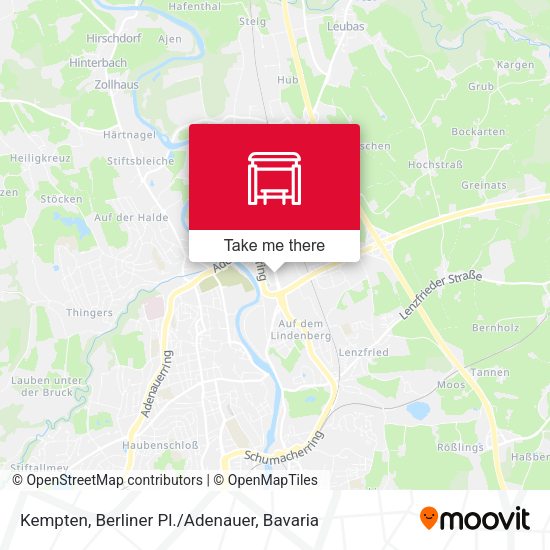 Kempten, Berliner Pl./Adenauer map