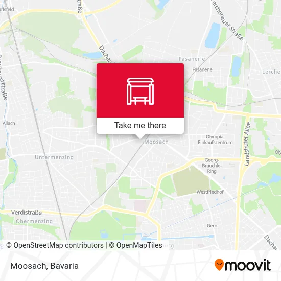 Moosach map
