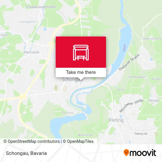 Schongau map