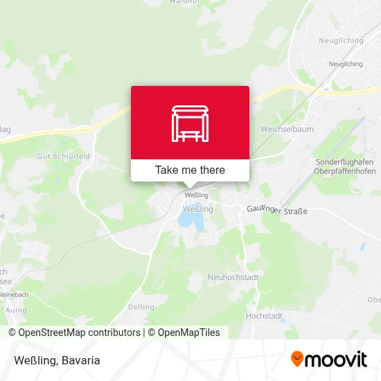 Weßling map