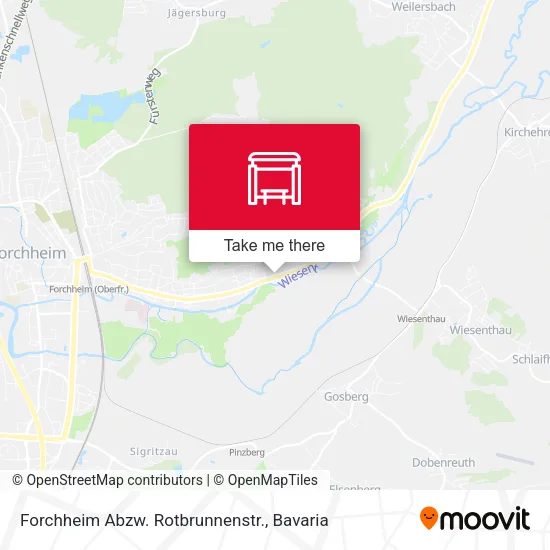 Карта Forchheim Abzw. Rotbrunnenstr.