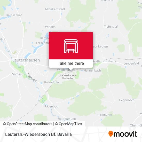 Карта Leutersh.-Wiedersbach Bf