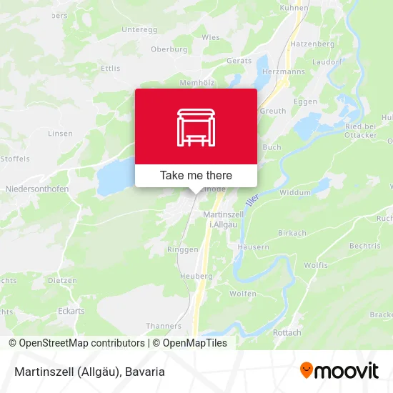 Карта Martinszell (Allgäu)