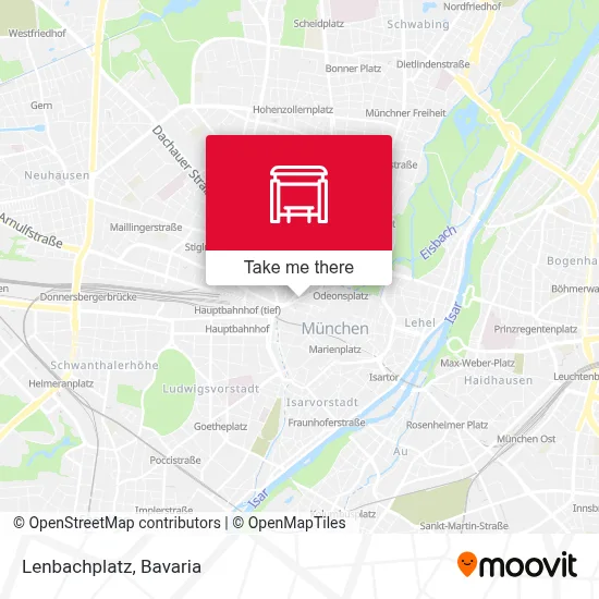 Lenbachplatz map