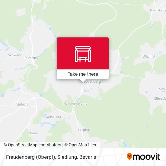 Карта Freudenberg (Oberpf), Siedlung