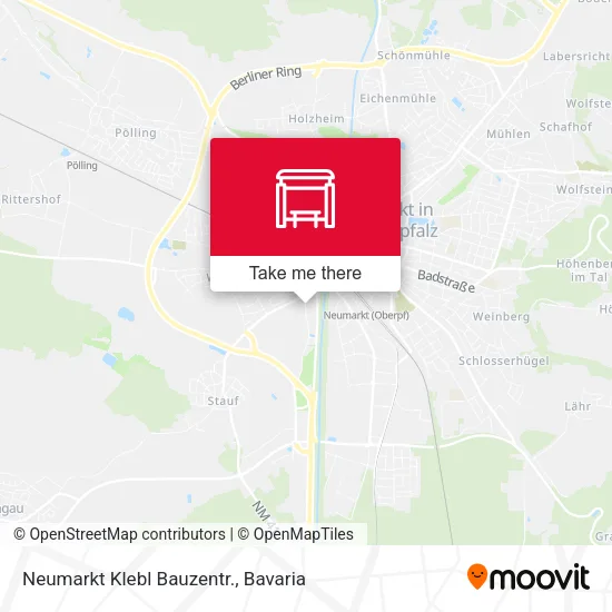 Карта Neumarkt Klebl Bauzentr.