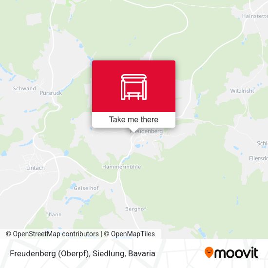 Карта Freudenberg (Oberpf), Siedlung