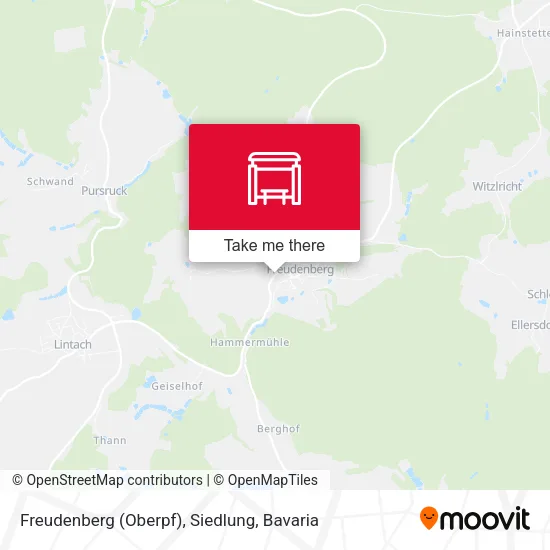 Карта Freudenberg (Oberpf), Siedlung