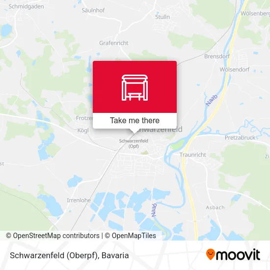 Карта Schwarzenfeld (Oberpf)