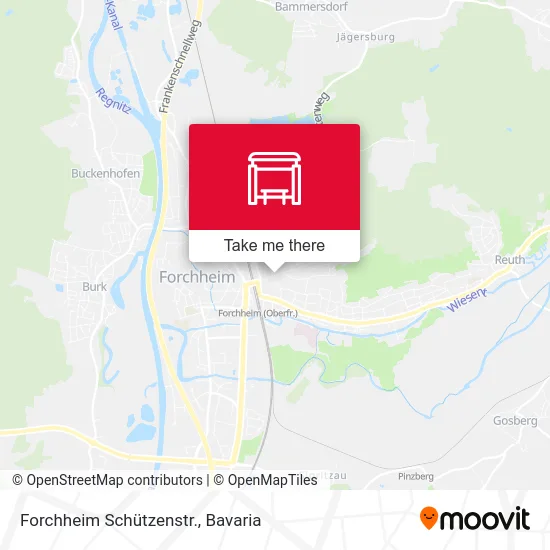 Карта Forchheim Schützenstr.