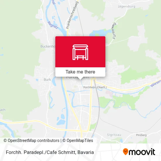 Forchh. Paradepl./Cafe Schmitt map
