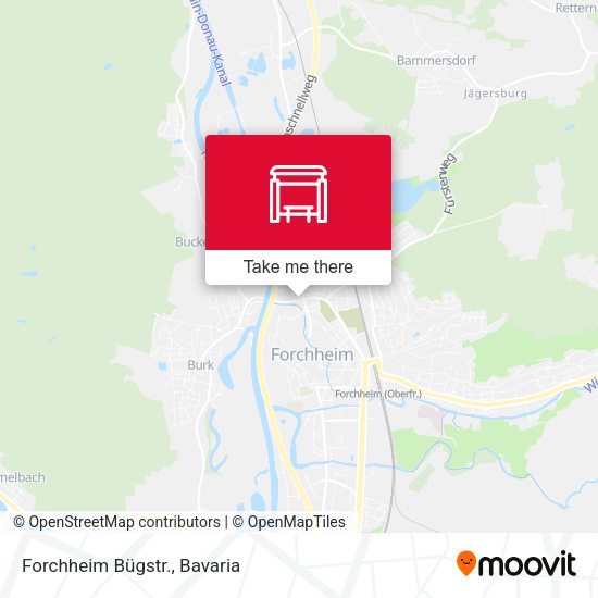 Карта Forchheim Bügstr.