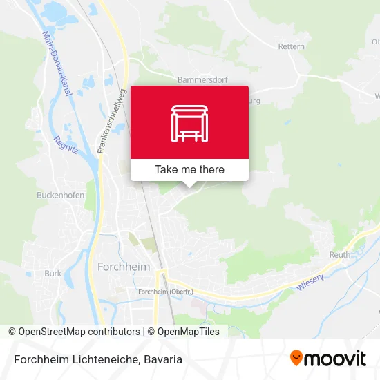 Карта Forchheim Lichteneiche