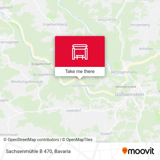 Карта Sachsenmühle B 470