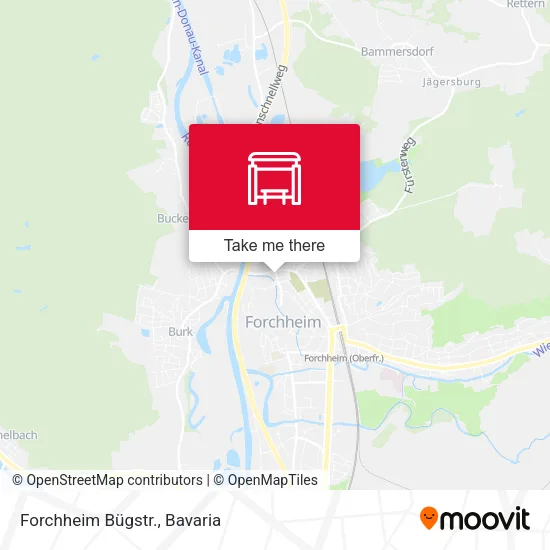 Карта Forchheim Bügstr.