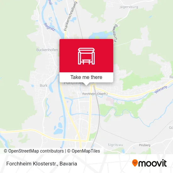 Карта Forchheim Klosterstr.