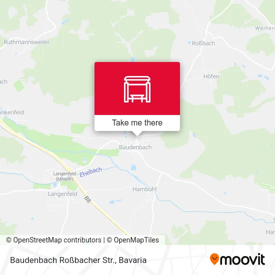 Карта Baudenbach Roßbacher Str.