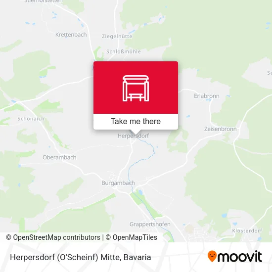 Карта Herpersdorf (O'Scheinf) Mitte