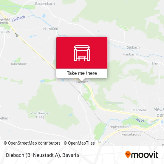 Карта Diebach (B. Neustadt A)