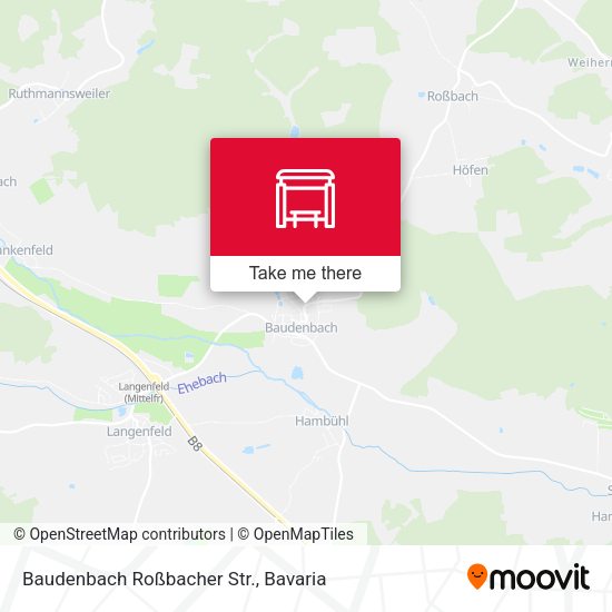 Карта Baudenbach Roßbacher Str.
