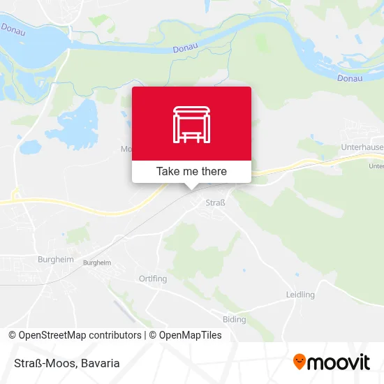 Straß-Moos map