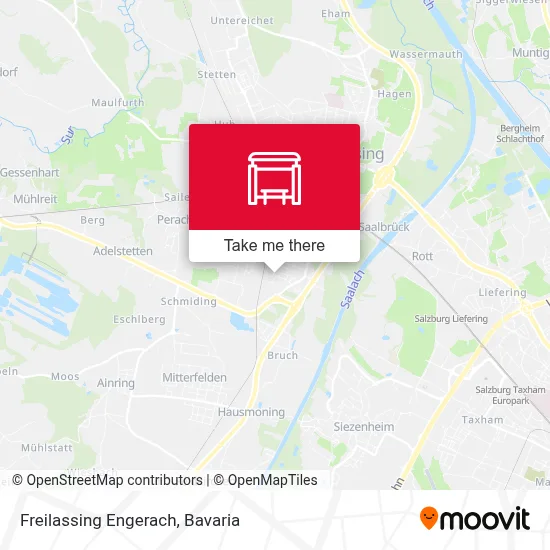 Freilassing Engerach map