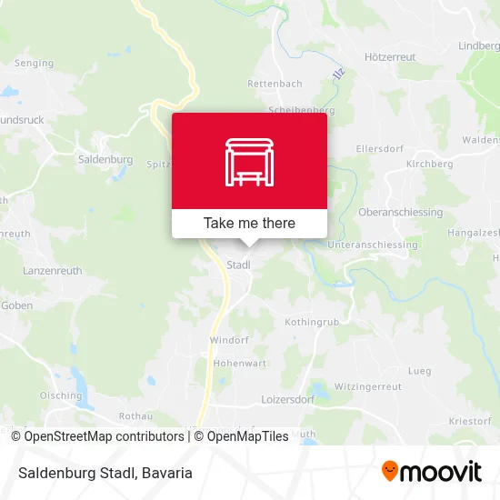 Saldenburg Stadl map