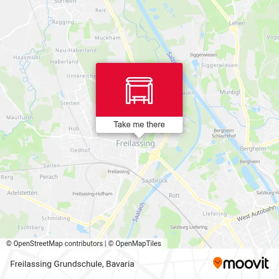 Freilassing Grundschule map