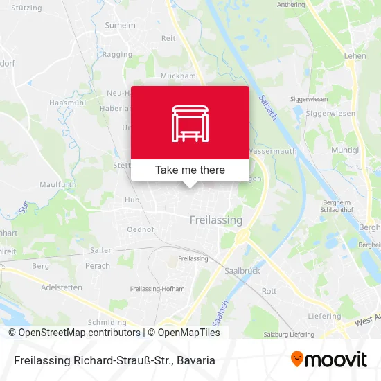 Freilassing Richard-Strauß-Str. map